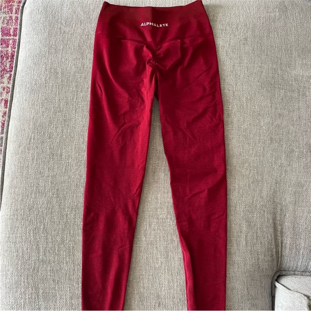 Alphalete Red Leggings NWOT